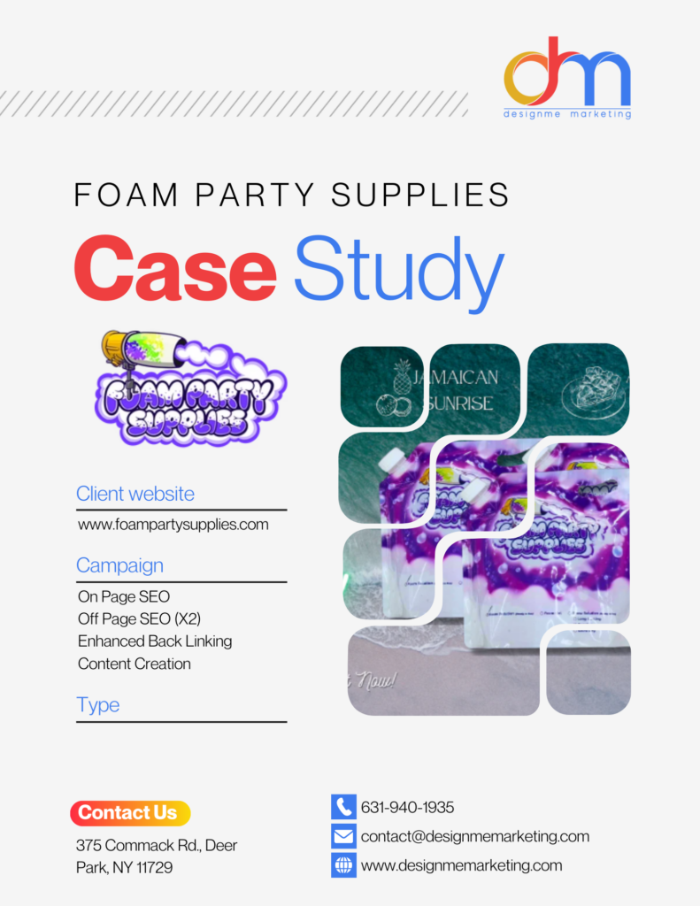 Foam Party Supplies Cover