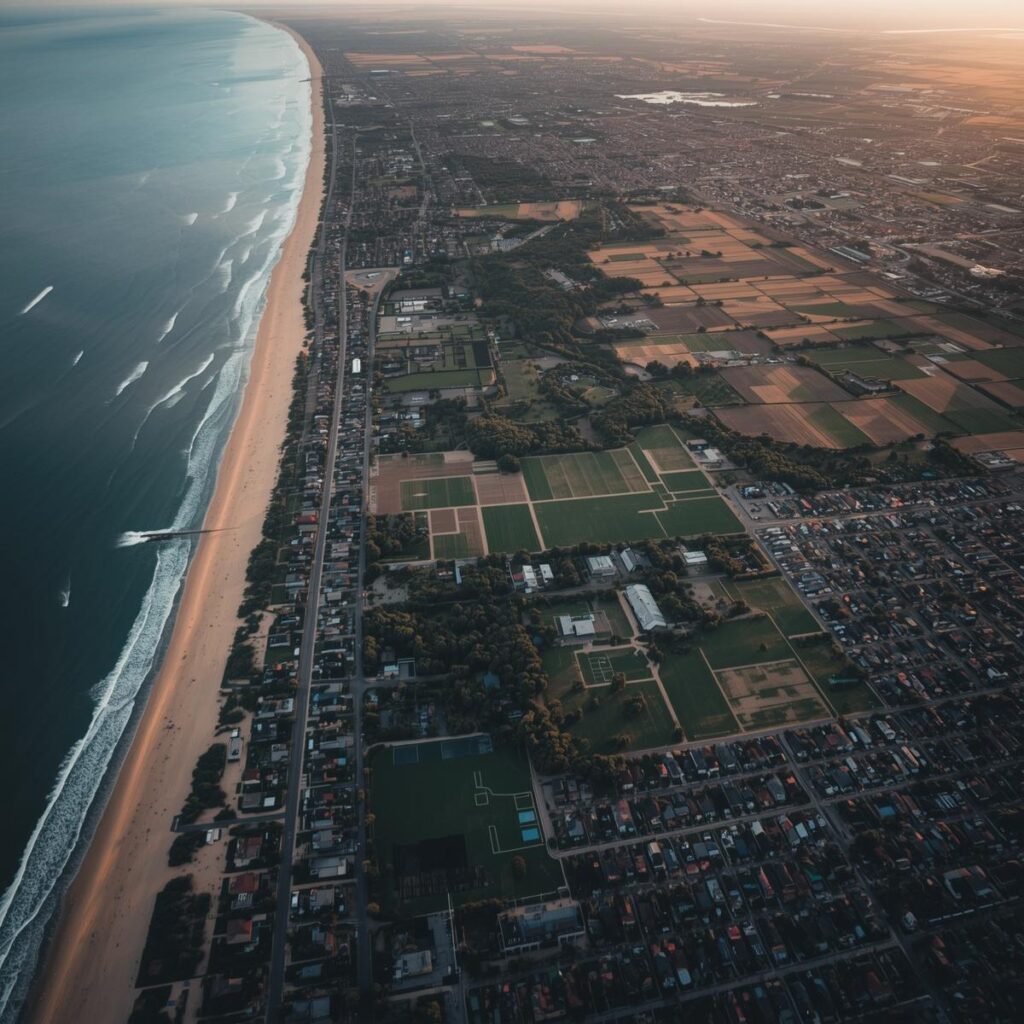 Long Island aerial view